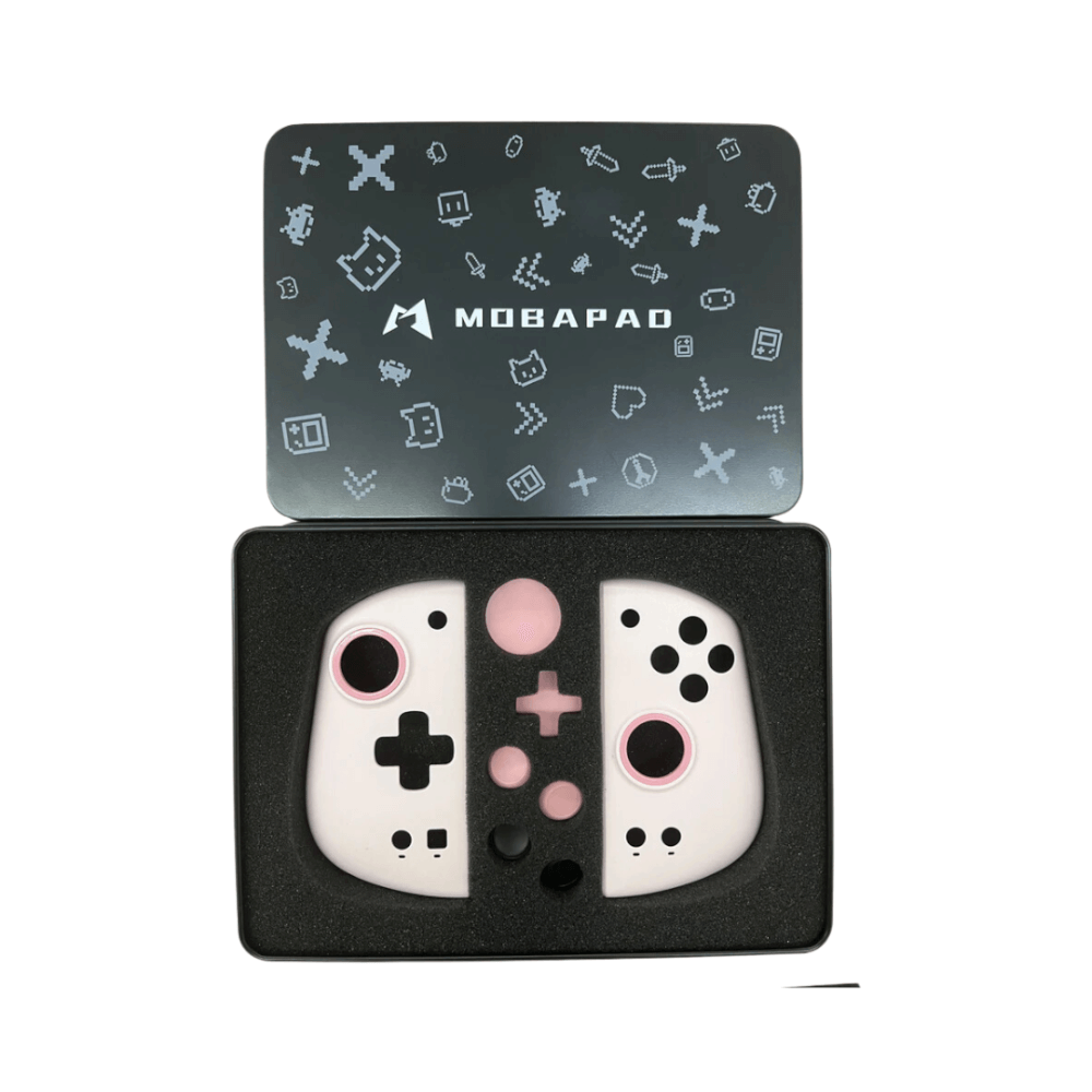 หน้ากากเปลี่ยนจอย Mobapad Gemini M6S / M6HD Joypad  สีชมพู